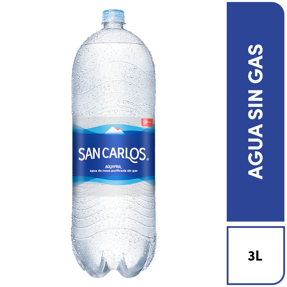 AGUA SIN GAS SAN CARLOS BOTELLA 3 L