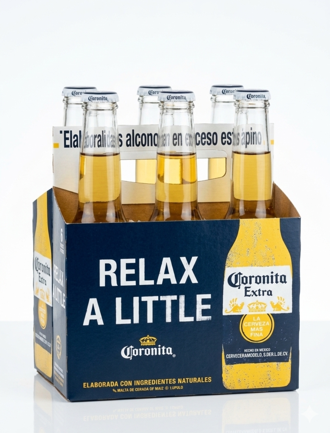 CERVEZA CORONITA EXTRA PACK X 6 UN