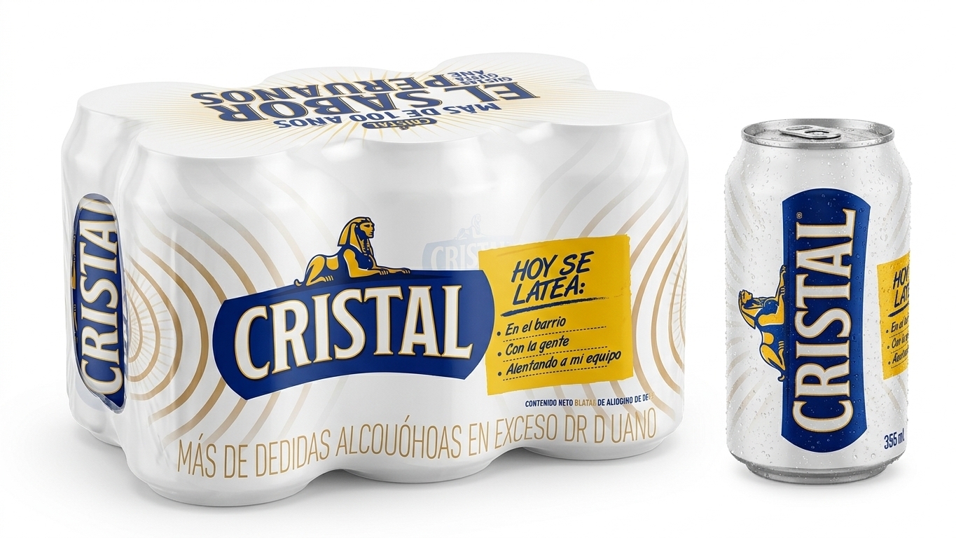 CERVEZA CRISTAL SIXPACK (6LATAS X 355ML)