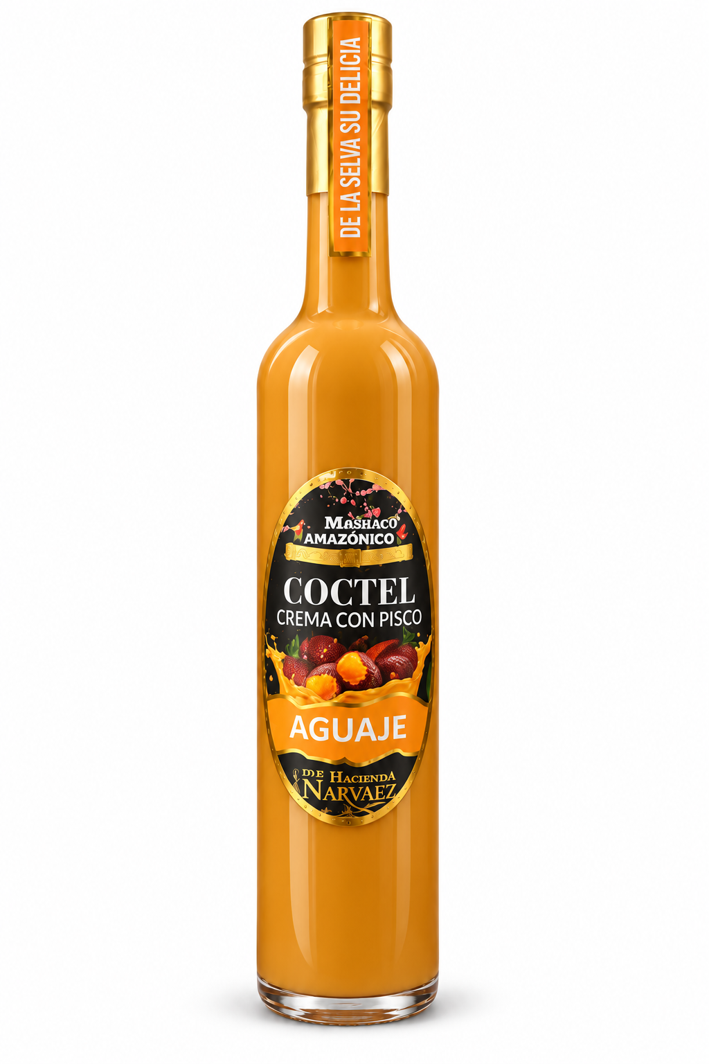 CÓCTEL CREMA CON PISCO SABOR AGUAJE 750 ML