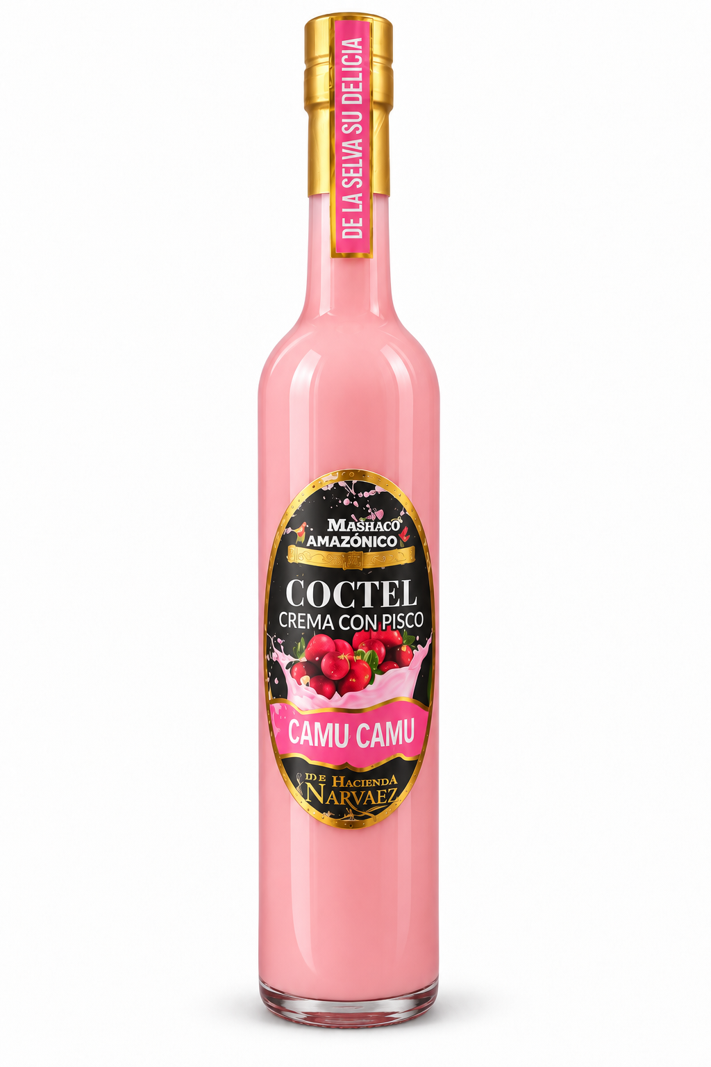 CÓCTEL CREMA CON PISCO SABOR CAMU CAMU 750 ML
