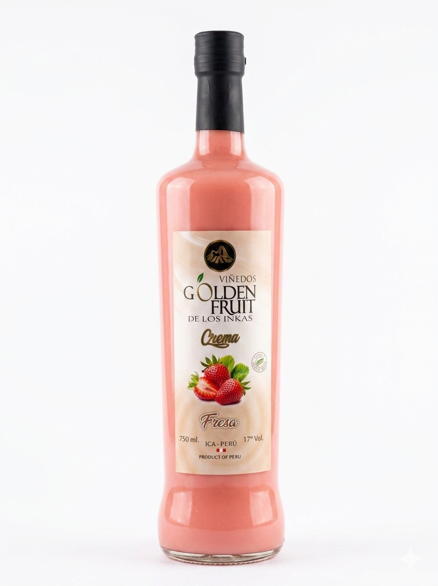CREMA DE FRESA GOLDEN FRUIT (750 ML)