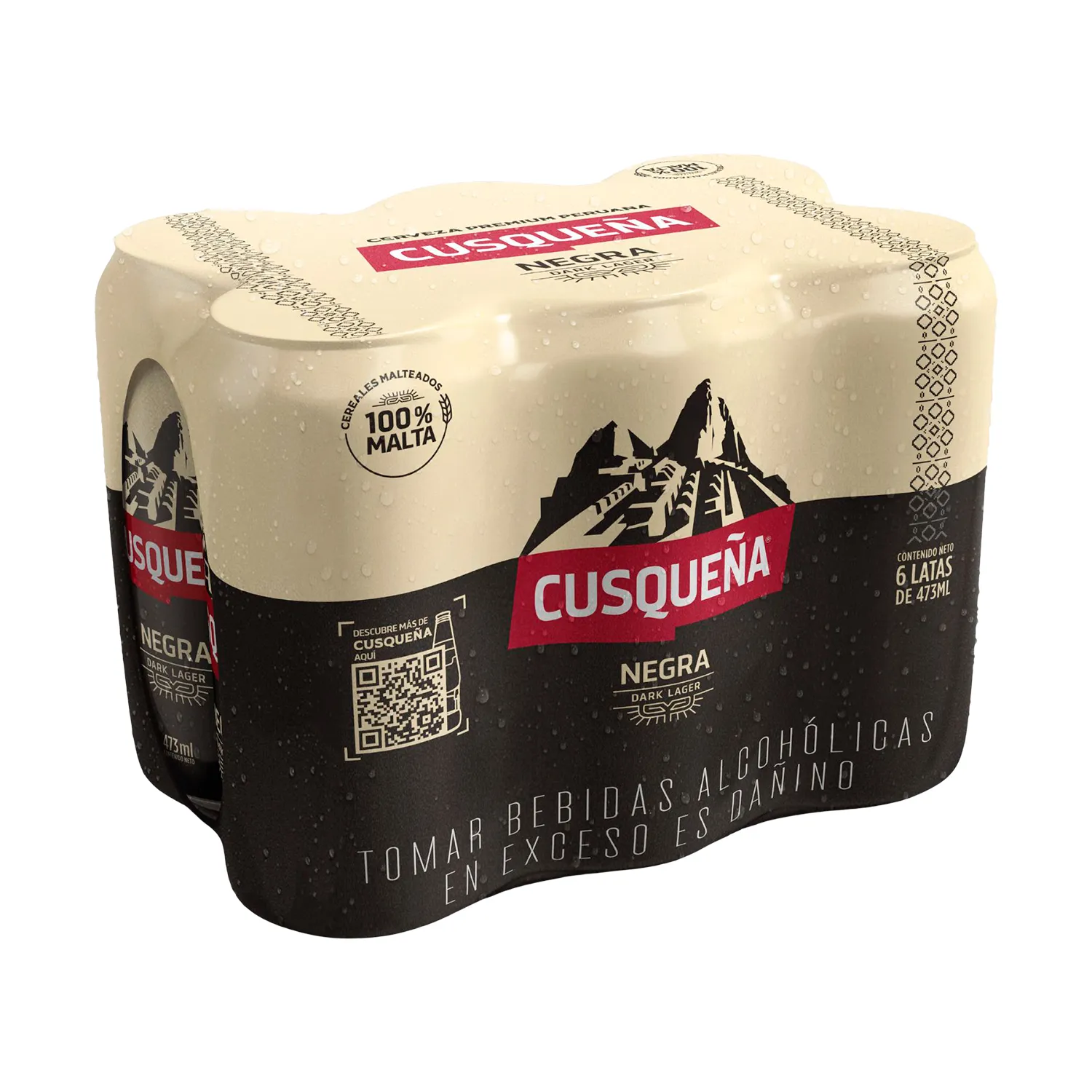 CUSQUEÑA NEGRA SIXPACK LATA 473 ML