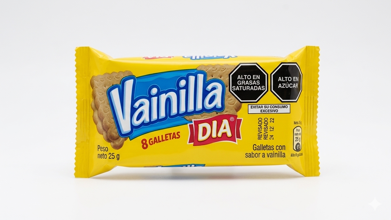 GALLETA VAINILLA DIA (25G)