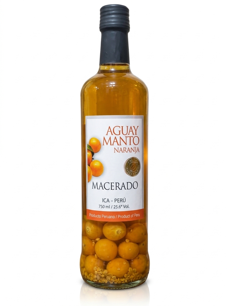 MACERADO AGUAYMANTO NARANJA GOLDEN FRUIT 750ML