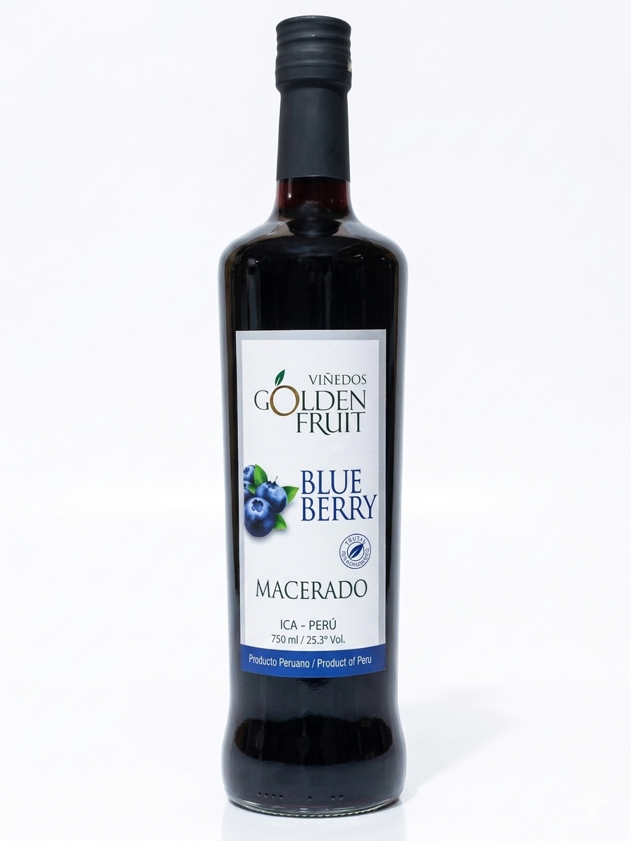 MACERADO BLUEBERRY GOLDEN FRUIT BOTELLA 750ML
