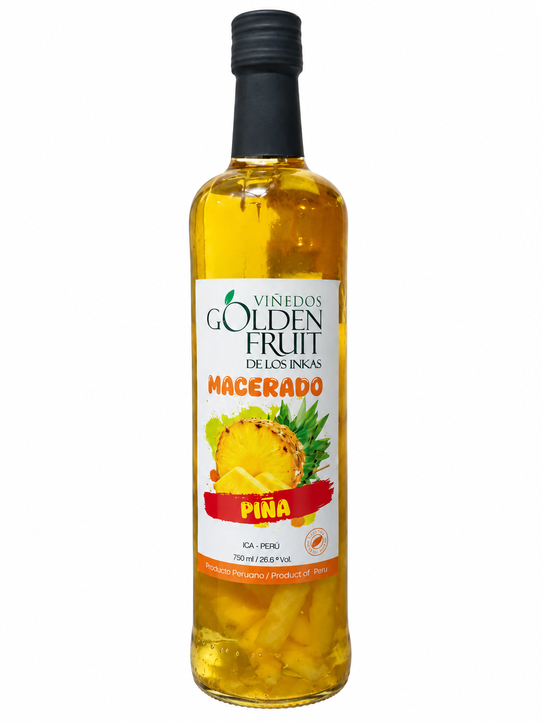 MACERADO PIÑA GOLDEN FRUIT BOTELLA 750ML