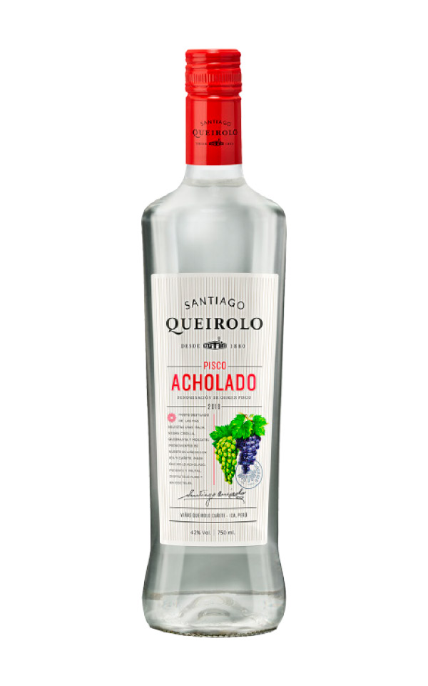 PISCO QUEIROLO ACHOLADO  - 750 ML