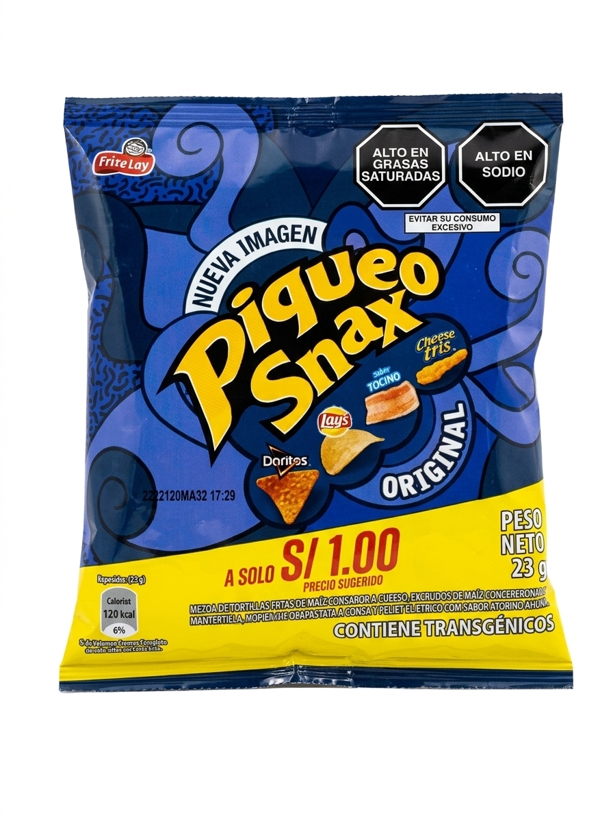 SNACK PIQUEO ORIGINAL BOLSA 23 G