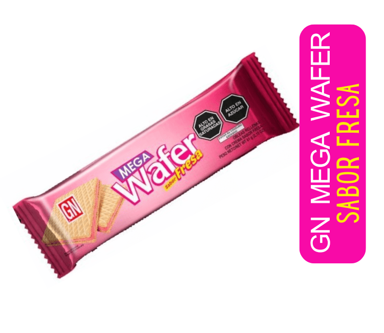 GALLETA MEGA WAFER FRESA GN (61G)